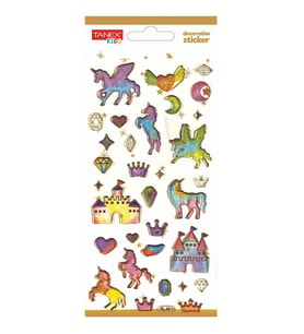 Tanex Decorative Sticker-4 Puffy Etiketi TNX-5003