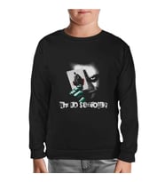Joker - Cards Siyah Çocuk Sweatshirt