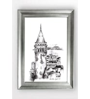 GÜMÜŞ ÇERÇEVELİ TABLO A1354