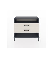 Arges Şifonyer Tek Raflı 2 Çekmeceli 88x30x80 Antrasit-Aytaşı