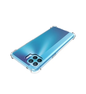 Lexroo Oppo Reno 4 Lite Kılıf Nitro Anti Shock Silikon - Renksiz