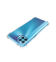 Lexroo Oppo Reno 4 Lite Kılıf Nitro Anti Shock Silikon - Renksiz