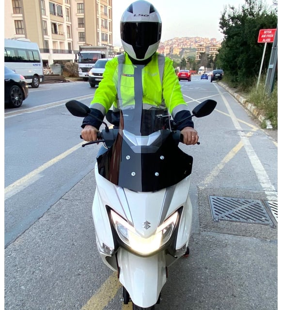 MOTOCAM Suzuki Burgman Street EX 125 Ön Cam 2023-2026 Model 62cm