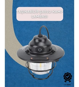 Dış Mekan İçin Şık LED Fener – 4400mAh Pil IPX4 Su Geçirmez Asılabilir