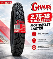 Ghauri 2.75-18 TL Motosiklet Dış Lastiği