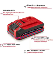 Sealed Li-on Akü 18 Volt 4,0 Ah Plus