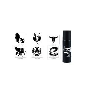 Dragon Kurt Spray Tattoo Geçici Sprey Dövme Seti