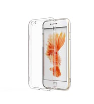 Apple iPhone 6 Kılıf Kamera Korumalı Süper Silikon Kapak (Renksiz)