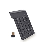 Kablosuz 2.4 GHz Sayısal Tuş Takımı – 18 Tuşlu Numpad (Siyah)