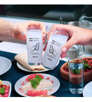 Kişiye Özel 2’li Rakı Kadehi Seti - İsim ve söz Yazılı Rakı Bardağı Seti