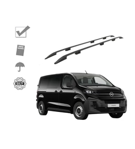 VIVARO CİTY VAN KISA ŞASE TAVAN ÇITASI SİYAH 2019 2020 2021 2022 2023 2024 2025 2026 2027
