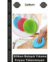 Özel Üretim Mutfak Temizleme Süngeri Esnek Renkli Silikon Bulaşık Yıkama Fırçası Tükenmeyen 2 Adet