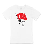 Atatürk ve Türk Bayraklı Tişört