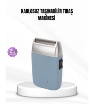 Mey İthalat® Taşınabilir Şarjlı Tıraş Makinesi – Kuru Kullanım, Özel Sakal Başlıkları