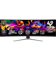MSI 49 QD-OLED MPG 491CQPX 003MS 240HZ HDMI-DP USBC KAVISLI GAMING MONİTÖR 5120X1440