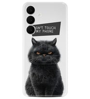 Samsung Galaxy S25 FE Kılıf Boutique Baskılı Resimli Don't Touch Cat Pcode -011
