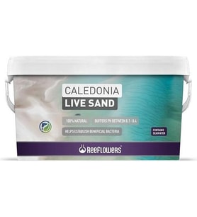 Reeflowers Caledonia Live Sand White 18 kg Deniz Akvaryumları için Canlı Kum