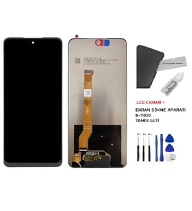 Tkgz - Oppo Realme C65 Uyumlu Lcd Ekran Dokunmatik -A- Kalite +B-7000 + TAMİR SETİ