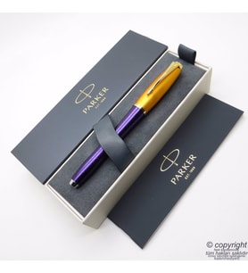 Parker Urban Premium Turuncu Mor Dolma Kalem  İsme Özel Kalem