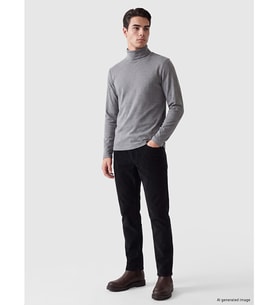 LCWAIKIKI Classic Lacivert Regular Fit Kadife Erkek Chino Pantolon