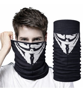 Vendetta Maskesi Desenli Baf Bandana – Çok Amaçlı Yüz Boyunluk Bandana 4 No