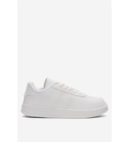 Unisex Düz Hafif Taban Günlük Sneaker Ayakkabı BEYAZ