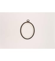 Ahşap Görünümlü Pano Kasnaklar Oval No:1 -  Kahverengi