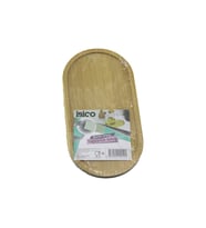 Oval Ahşap Bambu Yağdanlık Altlık Mini Tepsi 12 X 23.3 X 0.8CM