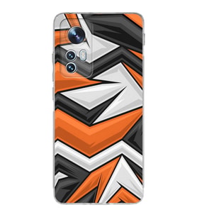 Xiaomi Mi 12 Uyumlu Kamera Korumalı Kapak Grafiti Tasarımlı Şeffaf Silikon Kılıf