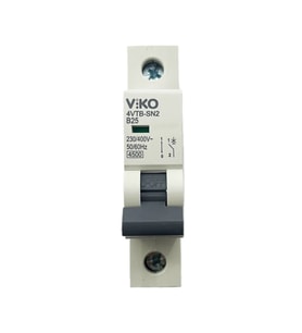 Viko B25 1x25A Sigorta Tek Fazlı Devre Koruma Anahtarı (Beyaz)