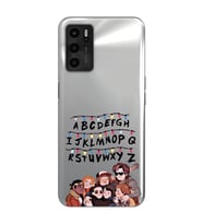 Oppo A16 Uyumlu Stranger Things Desenli Şeffaf Telefon Kılıfı