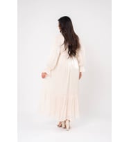 Taş İşlemeli Bel Bağlamalı Abiye Elbise ELB16093