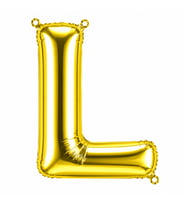 L Harfi Folyo Balon Altın Rengi (76 cm)