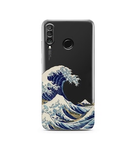 Huawei P30 Lite Uyumlu Baskılı Yumuşak Silikon Şeffaf Telefon Kılıfı