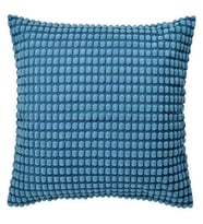 Kırlent Kılıfı Mavi Renk MeridyenDukkan 65x65 Cm Puantiye Temalı Ev Tekstili