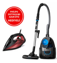 Philips FC9332/07 PowerPro Torbasız Süpürge + DST7022/40 Ütü Hediyeli