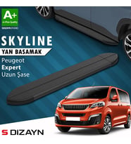Peugeot Expert 3 Uzun Şase Skyline Siyah Yan Basamak 243 Cm 2016 Üzeri A+ Kalite