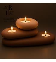 Modern Zen Mumluk 3'lü Set (Sütlü Kahve)