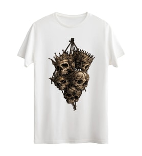Dijital Baskılı Unisex Tshirt, Günlük Kullanıma Uygun Pamuklu Regular Tshirt