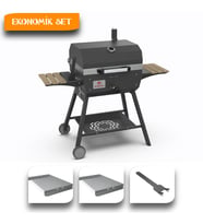 Ateşten Midi Barbekü Mangal - Ekonomik Set