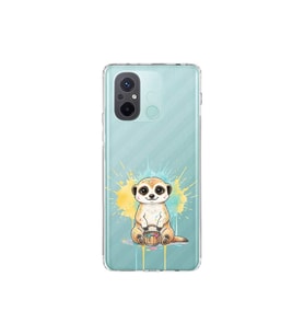 Redmi 12C ile Uyumlu Splash Mirket Tasarımlı Şeffaf Silikon Kılıf