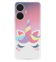 Realme C55 Kılıf Silikon Desen Özel Seri Sweety Unicorn 1737
