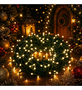 GÜN IŞIĞI LED IŞIK 9 METRE 96 LED 220 V EKLEMELİ NOEL AĞACI IŞIĞI PROFOSYONEL LED IŞIK