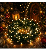 GÜN IŞIĞI LED IŞIK 9 METRE 96 LED 220 V EKLEMELİ NOEL AĞACI IŞIĞI PROFOSYONEL LED IŞIK
