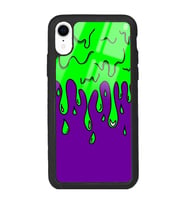 iPhone XR Neon Damla Tasarımlı Glossy Telefon Kılıfı