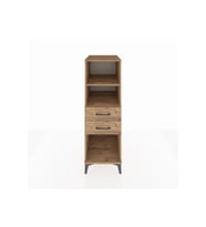 Kronos Dolap 2 Raflı 2 Çekmeceli 44x59x134 Çam-Çam
