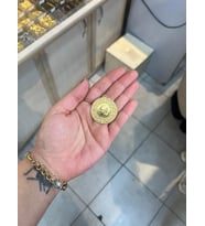 altın kaplama tam altın görünümlü kolye ucu