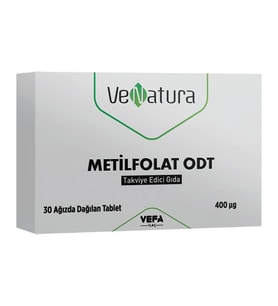 VeNatura Metilfolat Odt Takviye Edici Gıda 30 Tablet