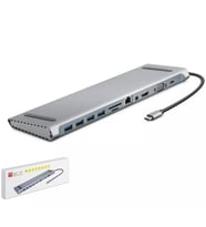 HADRON HDX7854 TYPE-C HDTV COMBO TYPE-C + HDMI 4K 30Hz + 4-USB3.0 + VGA + AUDIO +