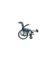 GOLFİ G503 Alüminyum Manuel Transfer Tekerlekli Sandalye / Aluminum Manual Transfer Wheelchair